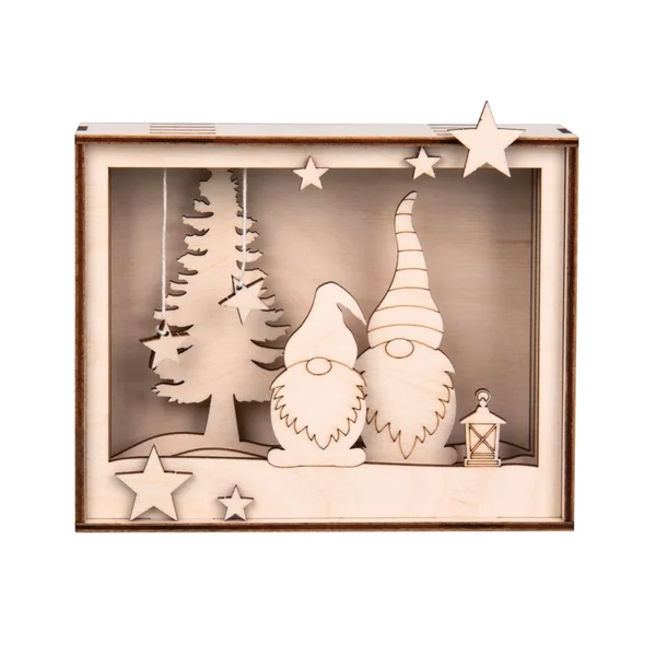 Kit de construction en bois cadre « Lutins »