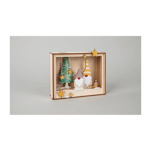 Kit de construction en bois cadre « Lutins »