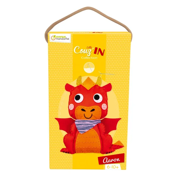Kit de couture Avenue Mandarine « Little Couz'In – Aaron le dragon »