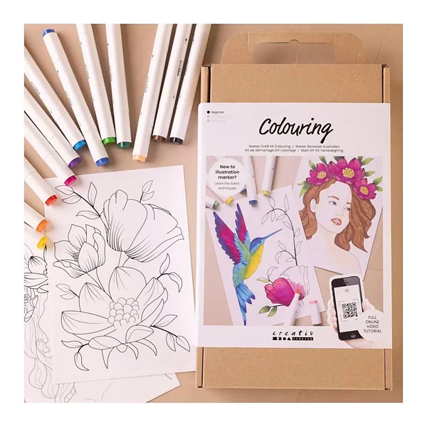 Kit de démarrage coloriage « Marqueurs »