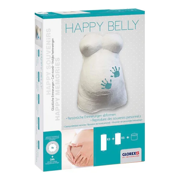 Kit de moulage en plâtre de ventre de femme enceinte « Happy Belly »