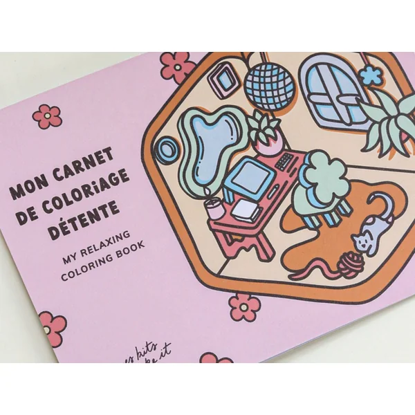 Kit DIY Home Déco - Mon carnet de coloriage détente