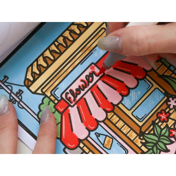 Kit DIY Home Déco - Mon carnet de coloriage détente