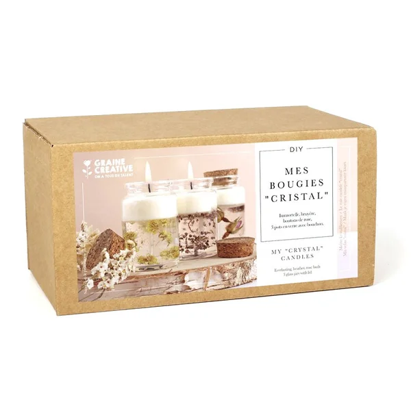 Kit DIY Mes bougies "cristal"
