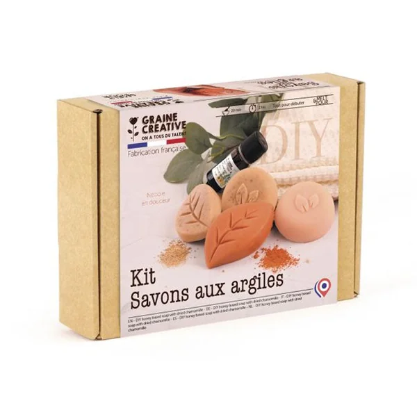 Kit DIY Savons aux argiles