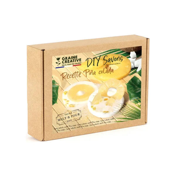 Kit DIY Savons recette Piña colada