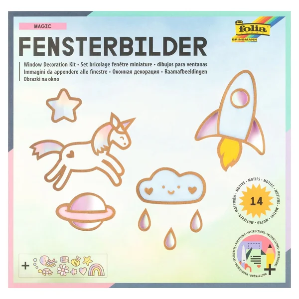 Kit décorations de fenêtre « Magic »
