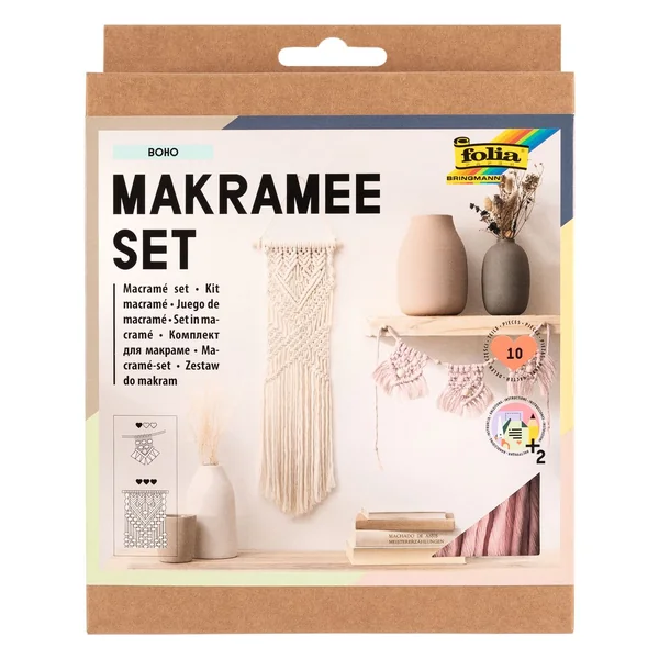 Kit macramé « Boho », 10 pc.