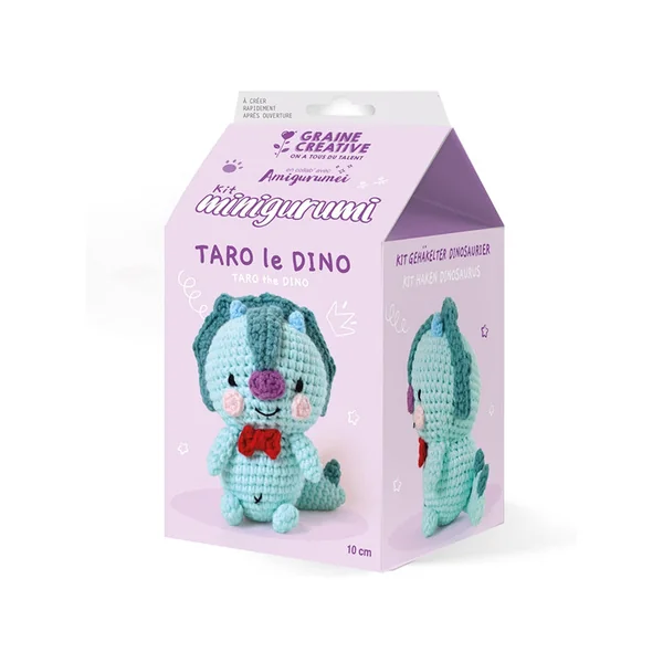 Kit Minigurumi - Dinosaure 10cm - Graine Créative