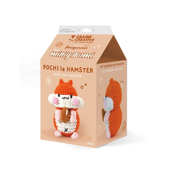 Kit Minigurumi - Hamster 10cm - Graine Créative