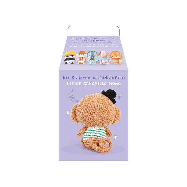 Kit Minigurumi singe Nori - Graine Creative