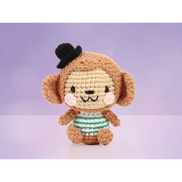 Kit Minigurumi singe Nori - Graine Creative