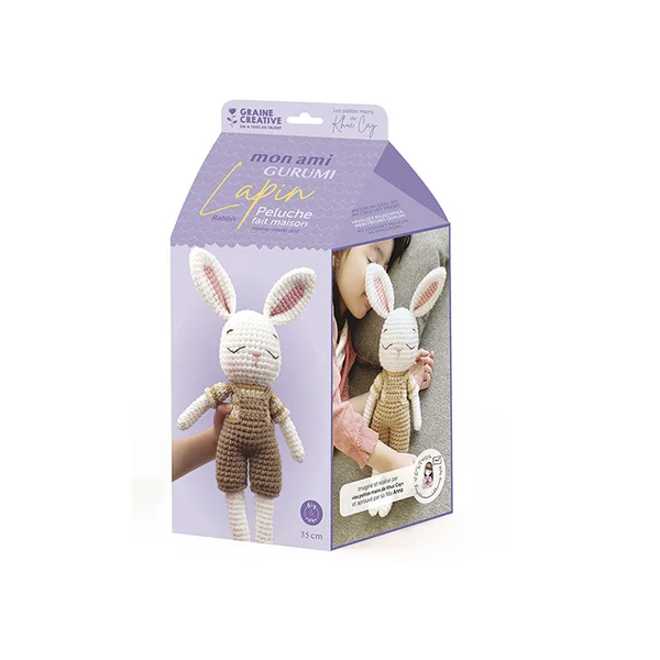 Kit Mon ami Amigurumi Lapin - Graine Créative