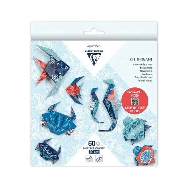 Kit origami « Animaux de la mer »