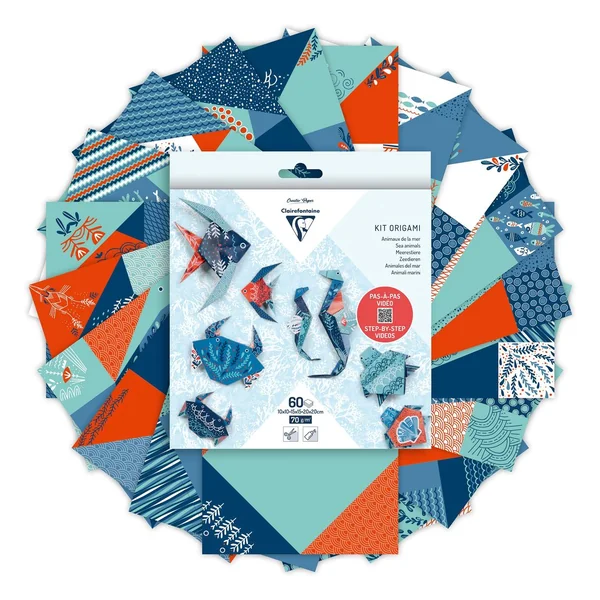 Kit origami « Animaux de la mer »