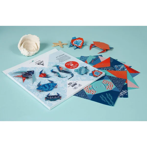 Kit origami « Animaux de la mer »
