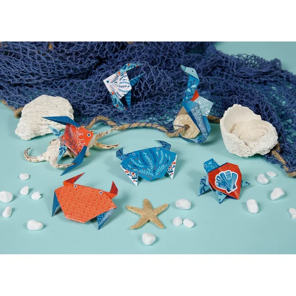 Kit origami « Animaux de la mer »