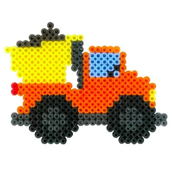 Kit perlou chantier travaux public - 1000 perles à repasser