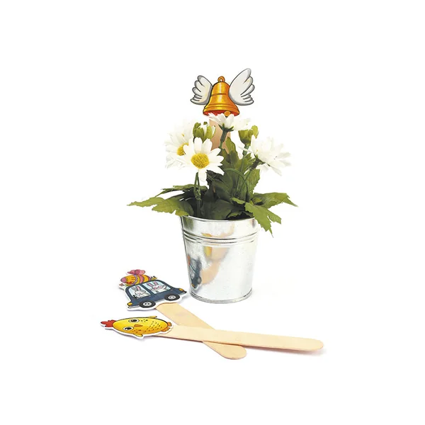 Kit plastique dingue 8 décorations de pâques pour enfants