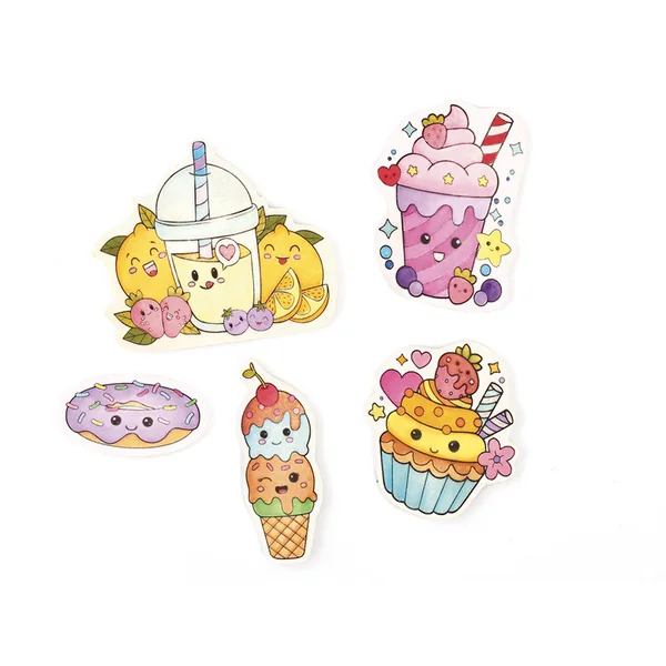 Kit plastique fou aimants kawaii à colorier pour enfants