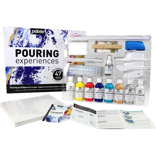 Kit Pouring "Expériences" 47 pièces