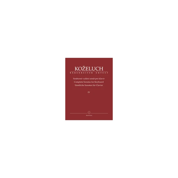 Kozeluh J.a. Complete Sonatas Vol 4 Piano