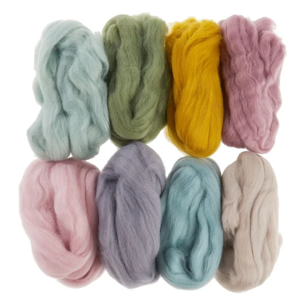 Laine féérique VBS « Assortiment », 8 couleurs