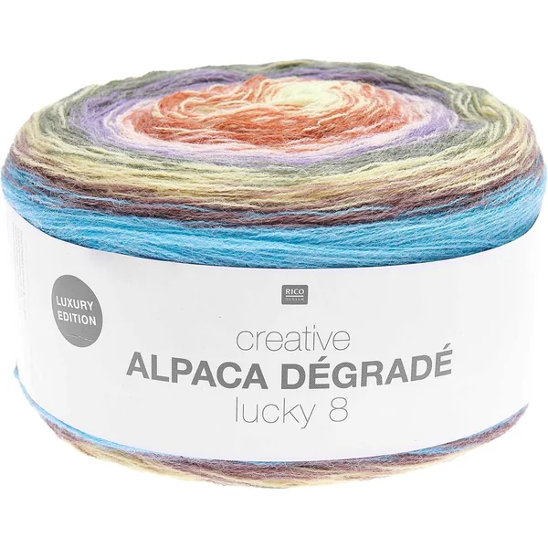 Laine Rico « Creative Alpaca Dégradé Lucky 8 »