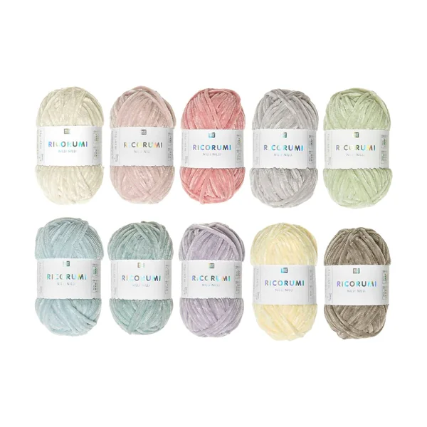 Laines Rico Design Ricorumi « Nilli Nilli », set de 10