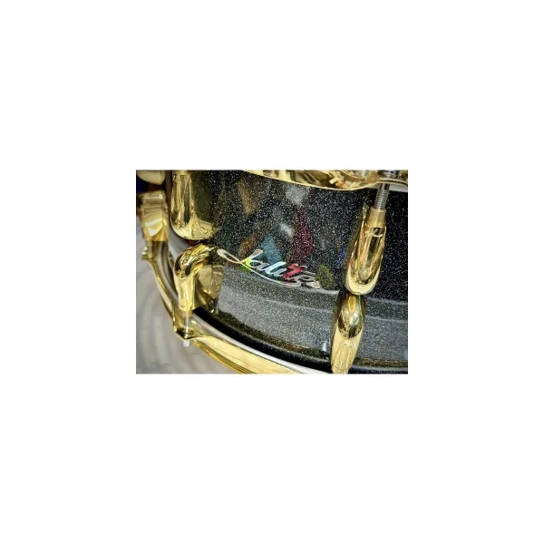 LALITE Caisse Claire 14"x 5,5" Erable Deluxe Gold Deep Grey Sparkle