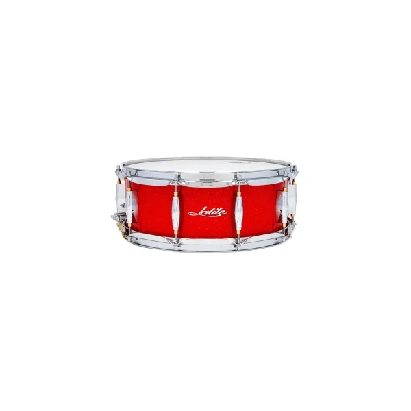 LALITE Caisse Claire 14"x 5,5" Erable Deluxe Red Sparkle