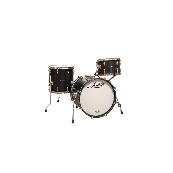 LALITE Romane Series Batterie 18"/3pcs Black Satin Maple
