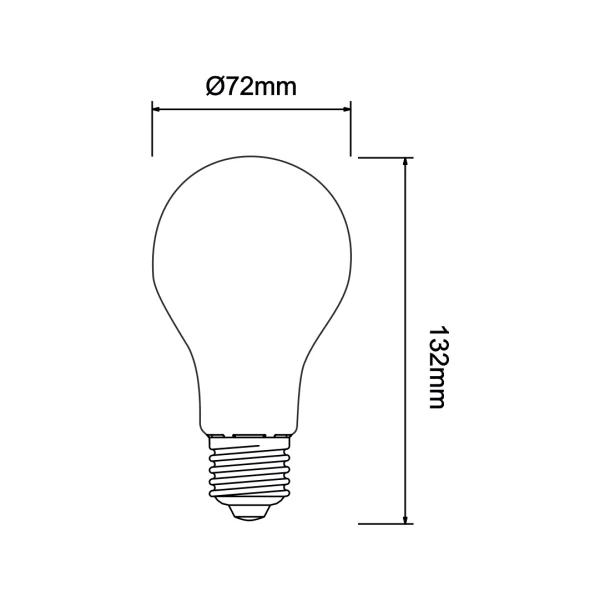 Lampe Led Beneito et Faure E27 15W 4000K