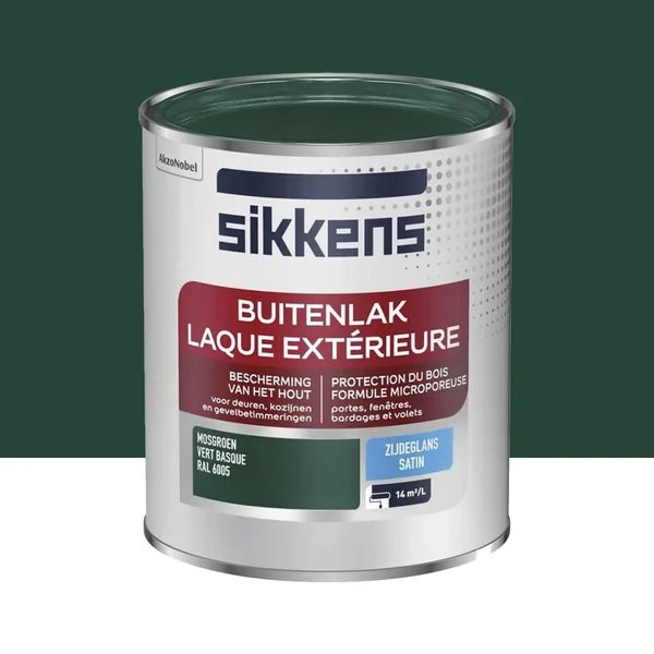 Laque Extérieure SIKKENS Satin Vert basque