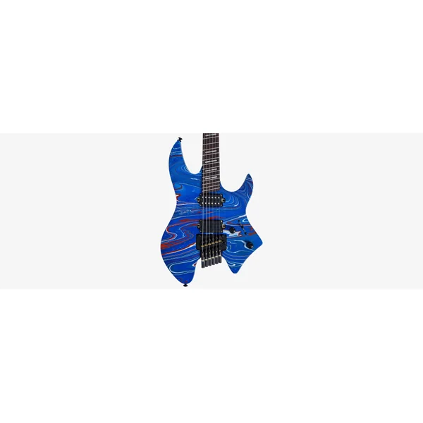 LARRY CARLTON X6 Headless 6 Blue Swirl