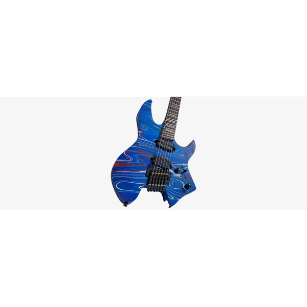 LARRY CARLTON X6 Headless 6 Blue Swirl