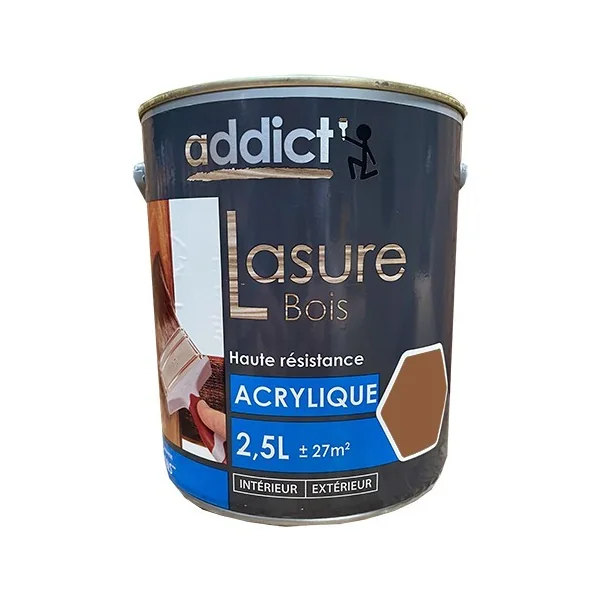 Lasure Acrylique addict Chêne clair