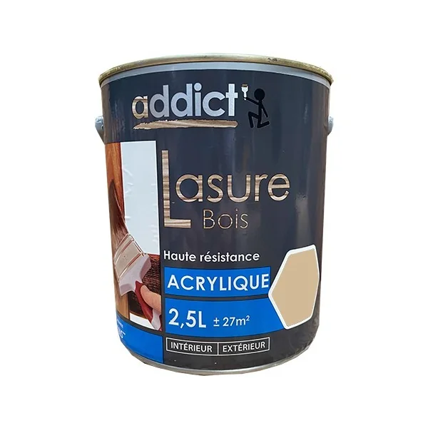 Lasure Acrylique Addict Incolore