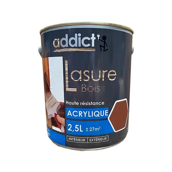Lasure Acrylique Addict Merisier
