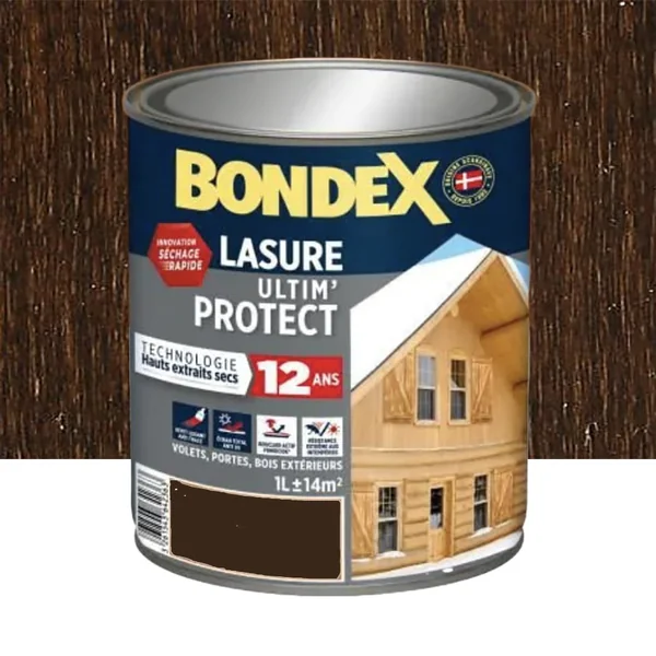 Lasure BONDEX Ultim'Protect 12ans Chêne Rustique