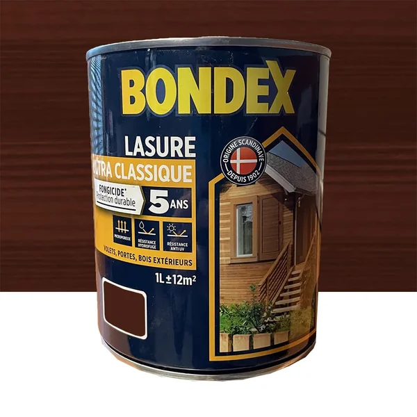 Lasure BONDEX Ultra Classique Fongicide 5 ans Chêne rustique