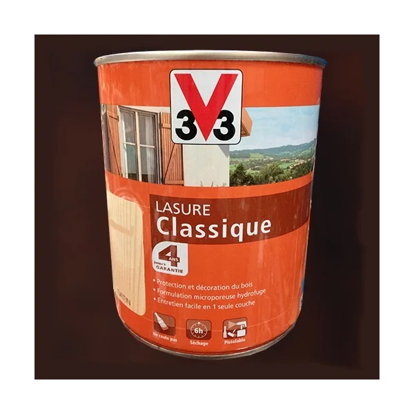Lasure Classique 4 ans V33 Chêne foncé