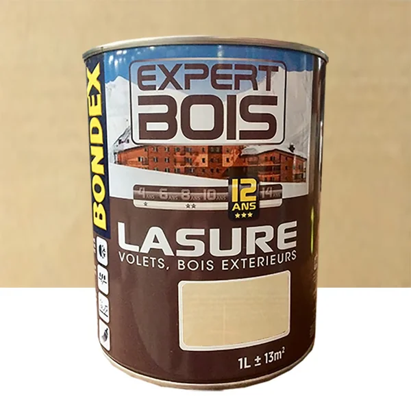 Lasure Expert Bois BONDEX 12 ans Incolore