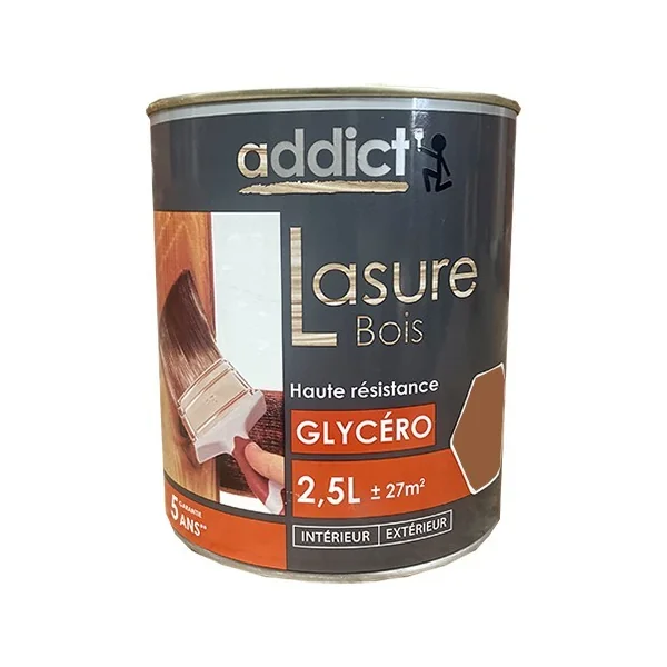 Lasure Glycéro Addict Chêne clair