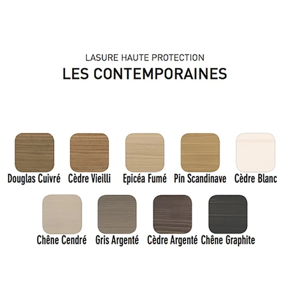 Lasure Haute Protection V33 Les Contemporaines Cèdre blanc