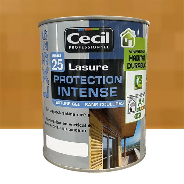 Lasure LX525 Protection Intense CECIL Bois flotté