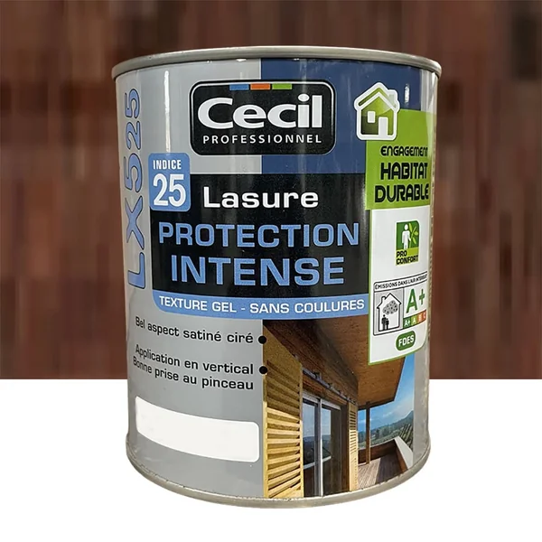 Lasure LX525 Protection Intense CECIL Chêne ancien