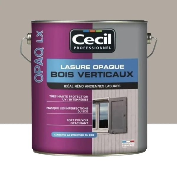 Lasure opaque Cécil OPAQ LX Granit