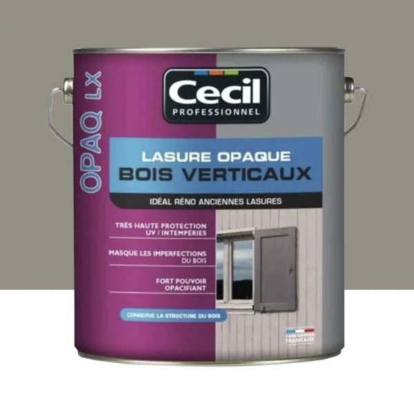 Lasure opaque Cécil OPAQ LX Titane