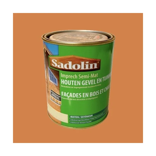 Lasure SADOLIN (Woodlover) Impregnant Semi-mat Marron